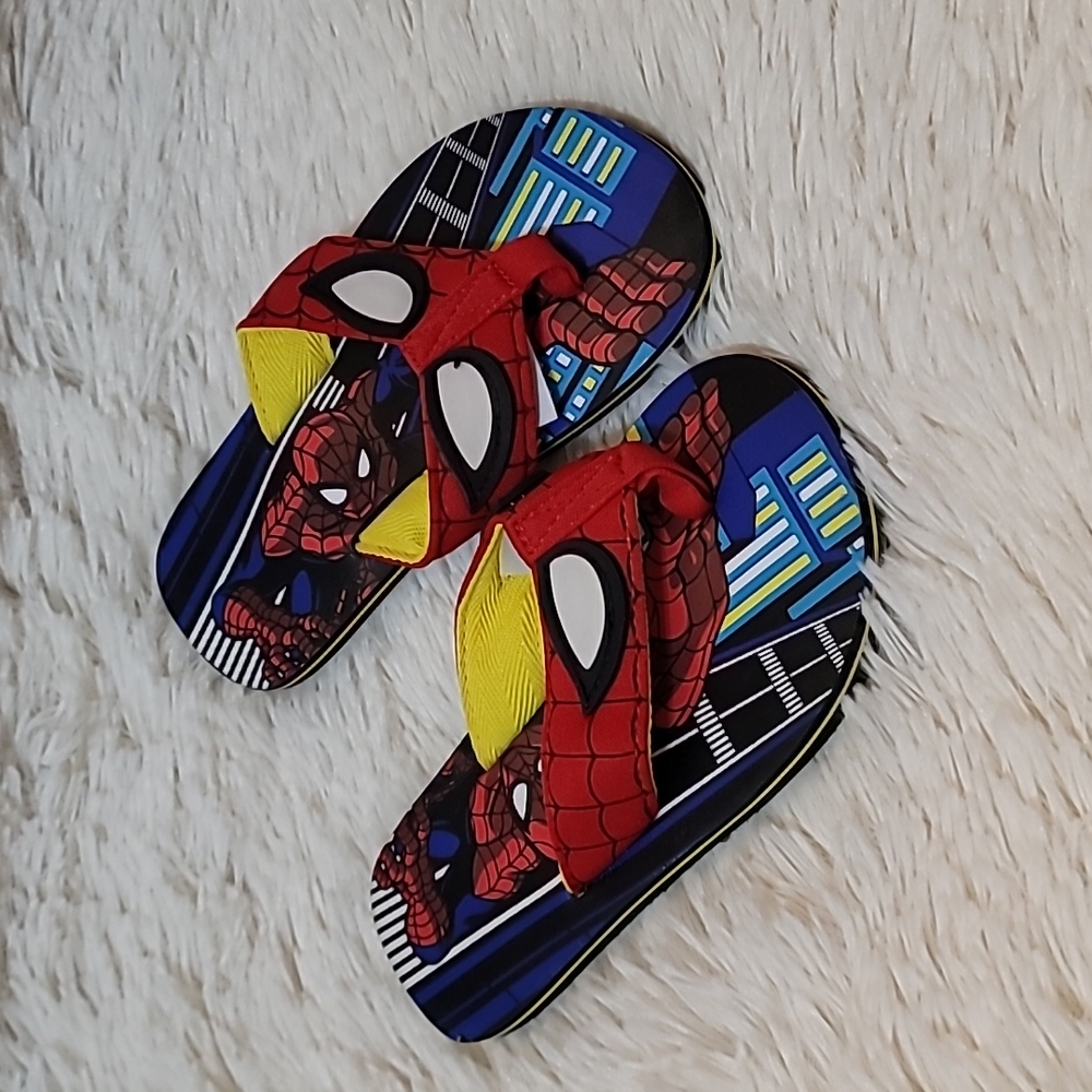 Boys, Toddler, Flip flops, Sandals, Disney, Spiderman, Size 10